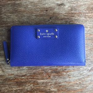 Blue Kate Spade Wallet
